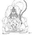 Sketch Commission: Chaff's Strong Legs