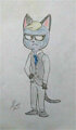 Classy cat by BracksFR