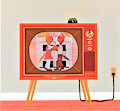 Clarence and Cheryl on TV