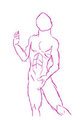 NSFW Male Pose by furryfollower