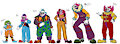 Klown Line-Up by Matlalihuitl