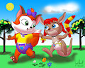 Jackie and Karen walk
