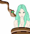 Rhea with Kaa