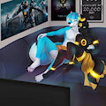 Movie night! by DarkestUmbreon