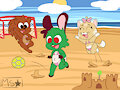Beach soccer by CatnuyMoon