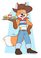 Baku Baku Burger Zorori Cosplaying Mike by MikeTheFox99