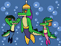 Mer-Komodo Joe, Kosmik, and Galaksi