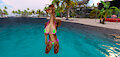 Beach Giraffe