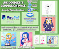 Commissions Open and Prices by JdkDoodles