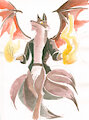 Fursona - Original by dracos1412