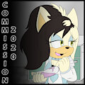 Commision for velkanthefoxcat (4) + sticker gift/comm