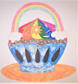 Supreme Rainbow Poke Puff