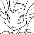 Eevee Cop - Leafeon WiP by MuneSol