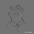 Headshot - Gecko by Tischotter