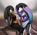 two echidna girls who hate each other