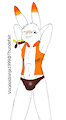 Sona Pin up art - Hammer the Scorbunny by Thundefair