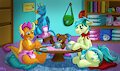 Tea Party [commission] by Sneer