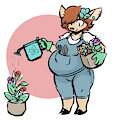 andy gardening by Quib