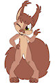Squirrel Daughter and Mom