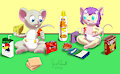 Rissa and Oliver's Cheesy Date -By CoffeehoundJoe-