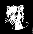 Austin - B/W Animated Pixel Icon Commission by Rezeict