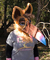 A wild gryphon in the woods by Rezeict