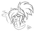 sh0tty Commission: Charlie Refined Sketch