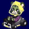My character in SRB2Kart by mvSnake