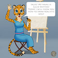 How to draw realistic wolf