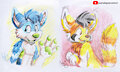 Coloring with Basic School Pencils (In Fursuit)