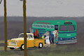 Rufus and Laura Opossum's 1955 Dodge Pickup by moyomongoose