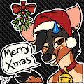 Patrick's Christmas Sticker
