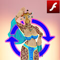 Giraffe Dacner Turnable by Purrchance