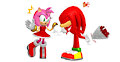 KnucklesxAmy - A surprise confession (No background) by OscarVelazquez
