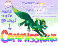 COMMISSIONS OPEN 2020 update