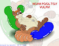 Commission for Noah - Vulpix Pooltoy