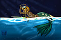 Night Surf - #MerMay