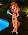 Roxanne at Tali's Pool Party!  (Mit)
