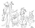 Rally The Len's (uncolored)