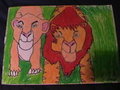 Sin and Nala walking threw the Pride lands by sindragon