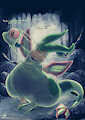 A Flygon game over by Stormdragonblueart