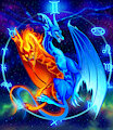 Zodiac Dragons - Gemini by PlagueDogs123