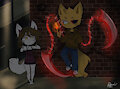 City flames by WhiteKittyPaws