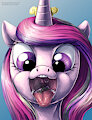 Is there something in my mouth? by DigitalGarden