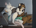 Simon and Malcolm Commission by Lizet