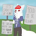 Albino Supremacy by albinefoxxo