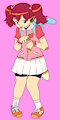 Sayaka into anthro Eevee TF