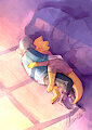 Taking a nap by AllesiaTheHedge