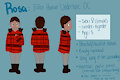 Rosa (Undertale OC) Reference Sheet