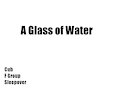 BFC Ch23 A Glass of Water